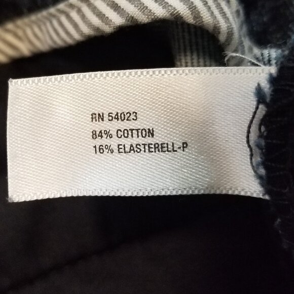 GAP Stretch Wide Leg Trouser Jeans 4 Long Tall  - Dark Blue - Picture 4 of 6